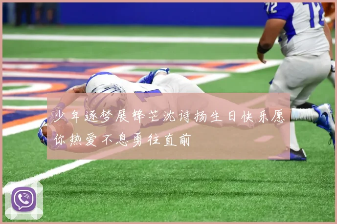 少年逐梦展锋芒沈诗扬生日快乐愿你热爱不息勇往直前